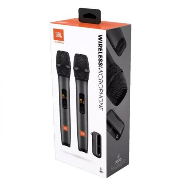کیت میکروفن بیسیم JBL مدل w-one شامل 2 میکروفن و گیرنده، مناسب اسپیکرهای سری PartyBox